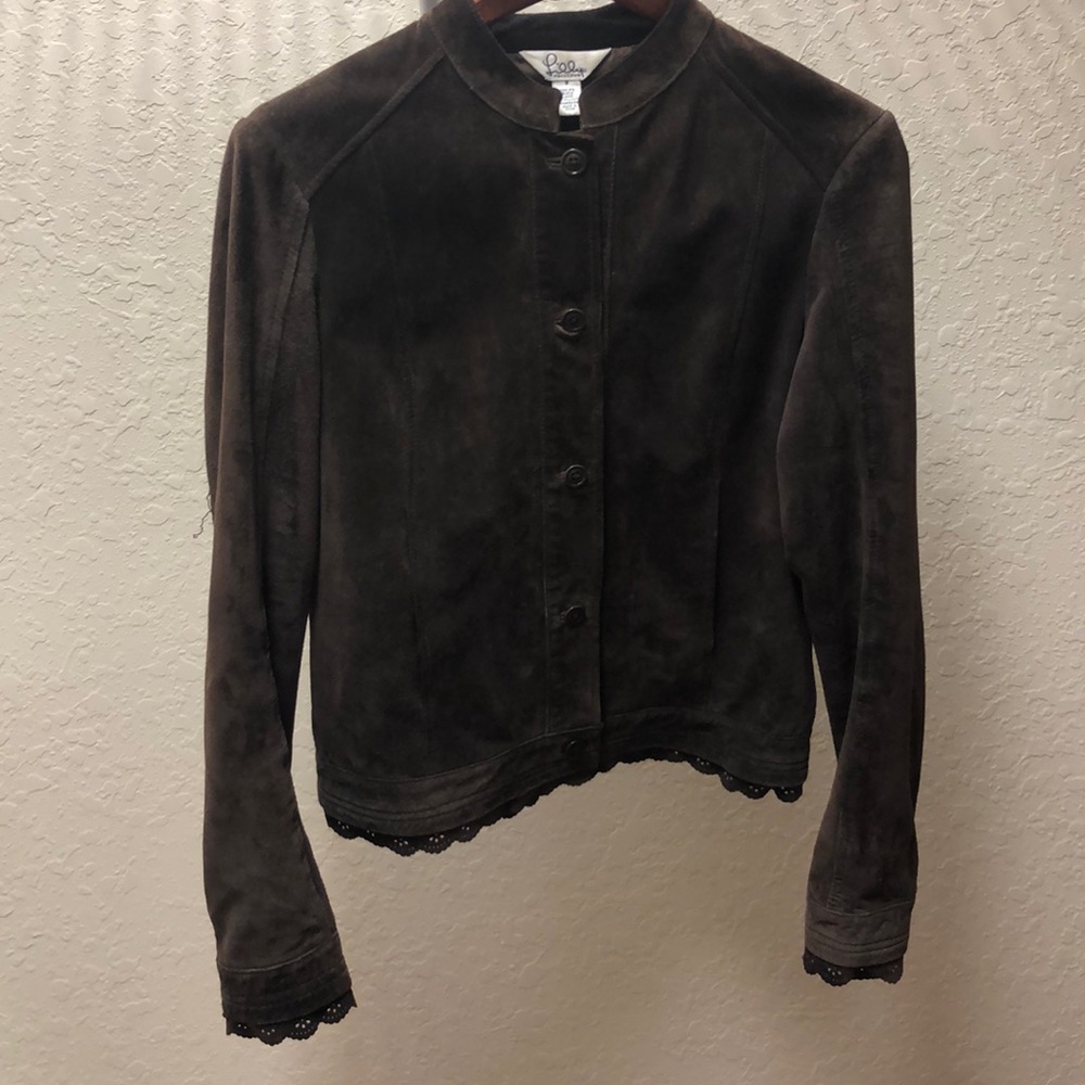 Lilly Pulitzer suede jacket